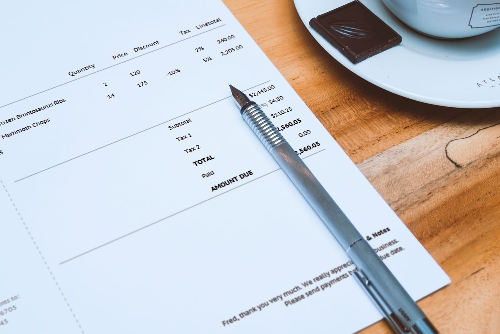 فاتورة مشتريات جاهزة من برنامج الخوارزمي احد منتجات شركة سكاي سوفت